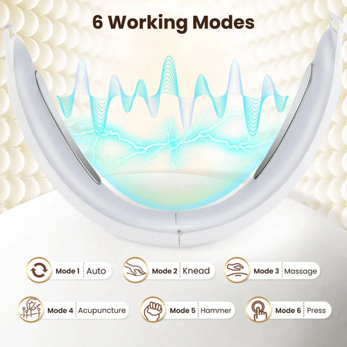 Appareil de Lifting Facial EMS avec 6 modes et 8 niveaux