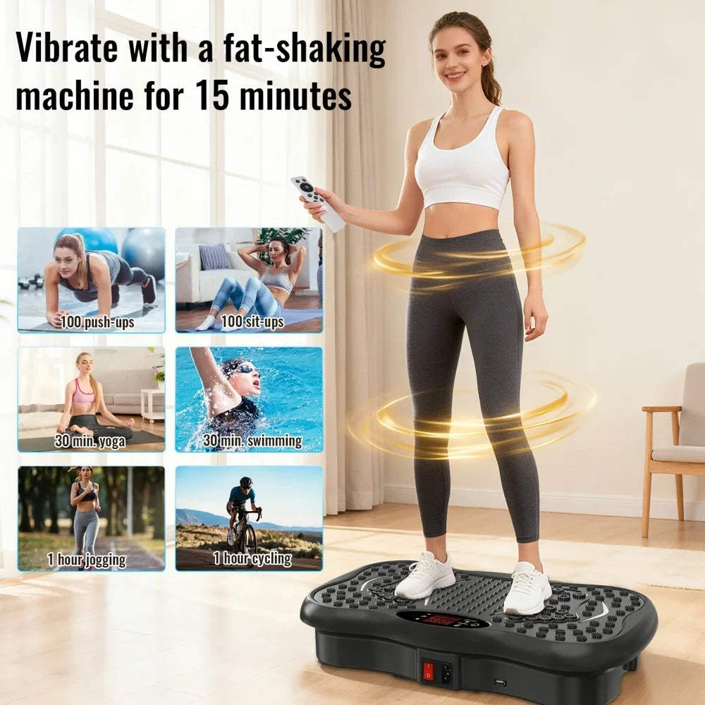 Plateforme vibrante fitness