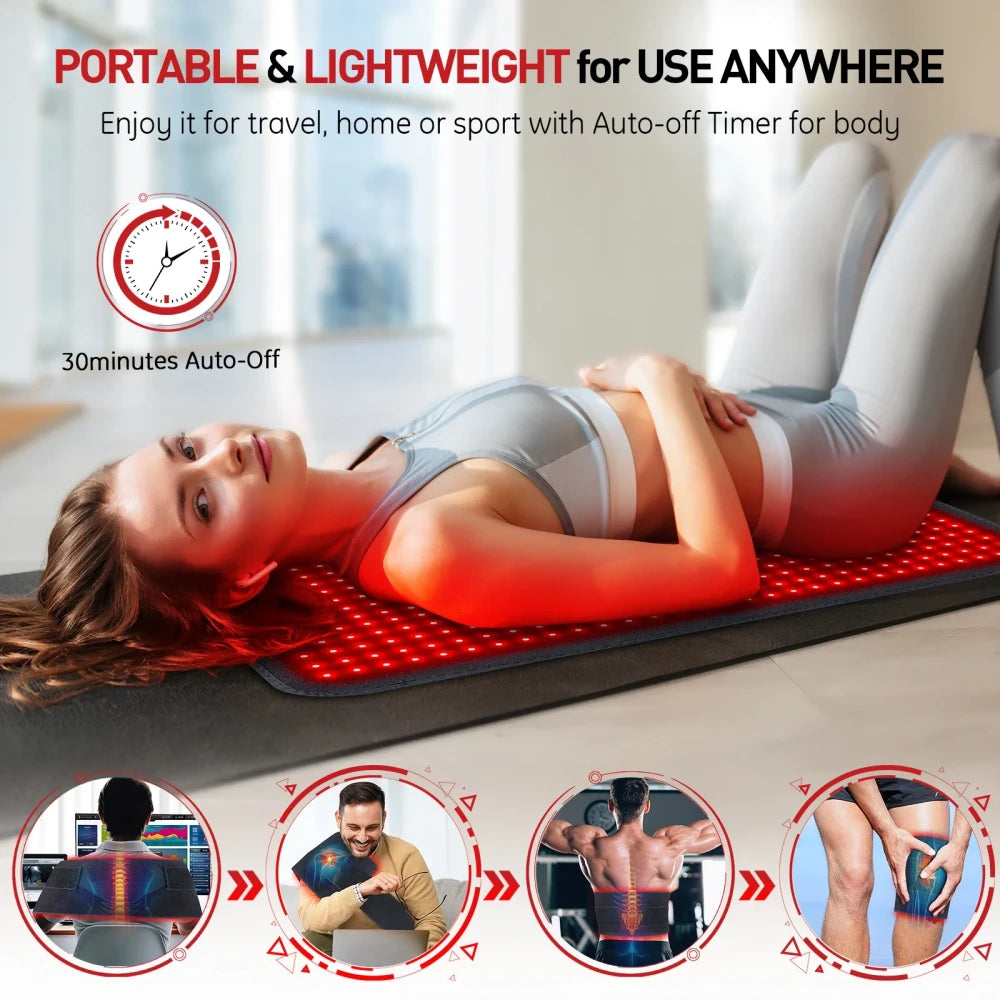 Tapis de Luminothérapie LED Rouge & Infrarouge