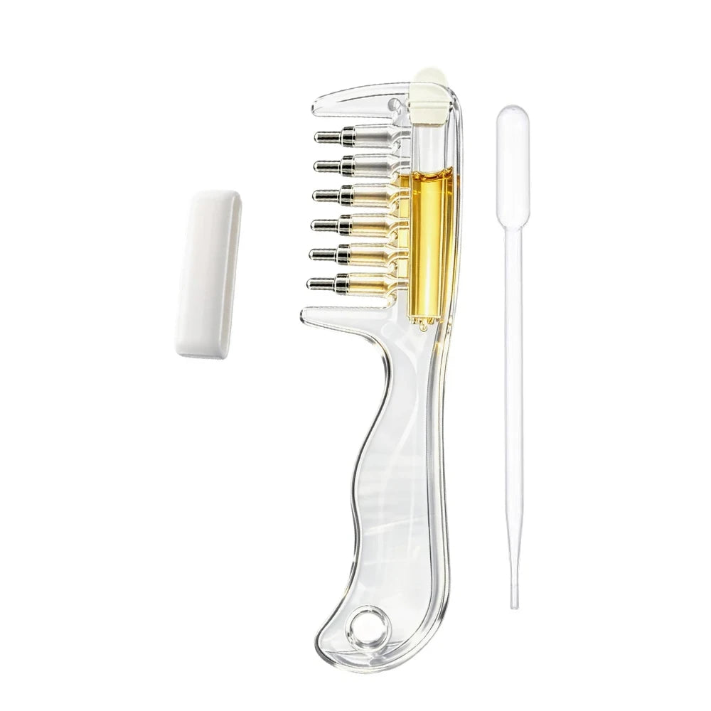 Peigne à Bain d'Huile – Applicateur pour Cuir Chevelu