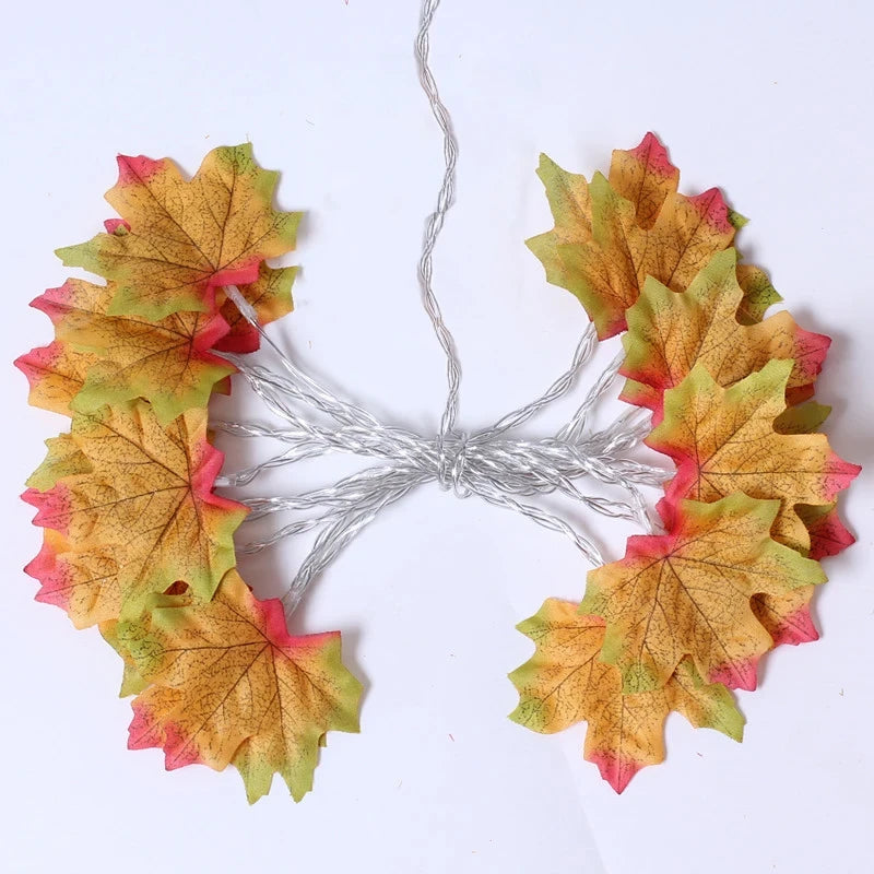 Maple Leaf String Lights – Halloween & Fall Decor