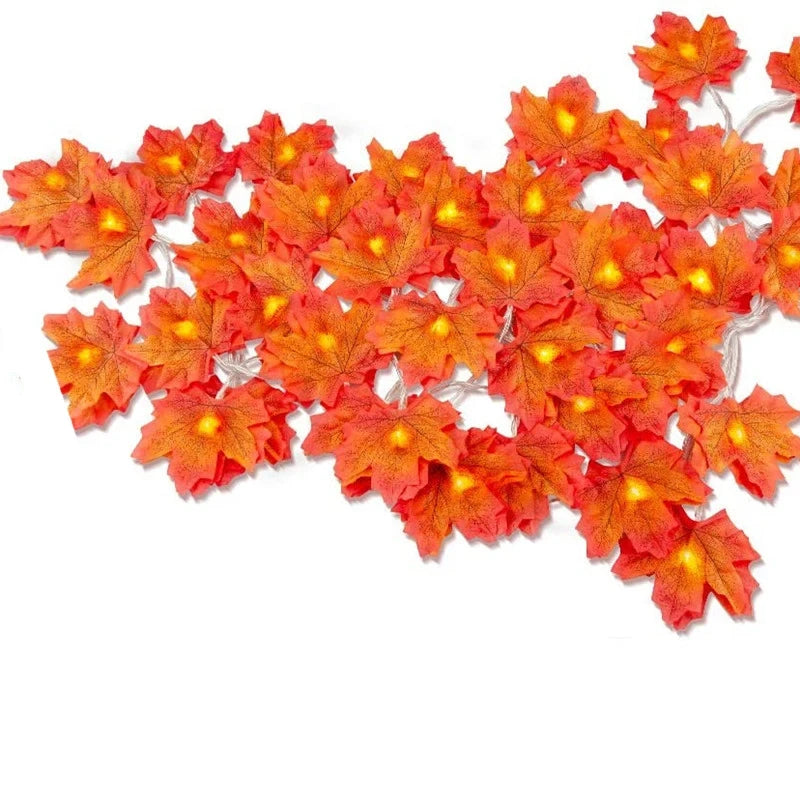 Guirlande Lumineuse Halloween - Feuilles d'Érable