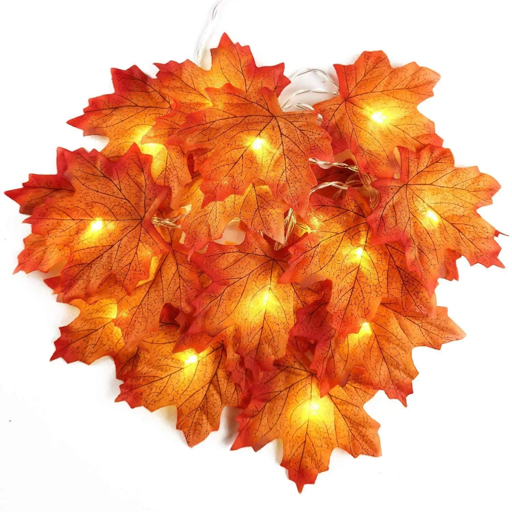 Guirlande Lumineuse Halloween - Feuilles d'Érable